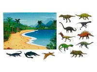  Игровой набор «Динозавры» на липучках из фетра для детей