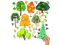Фетровый набор «Деревья» на липучках– красочное и увлекательное дидактическое пособие для детей дошкольного возраста
